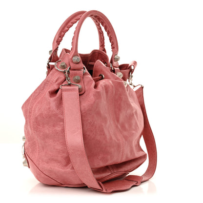 Balenciaga Agneau Giant 21 Silver Hardware Pompon Framboise 4 of 13