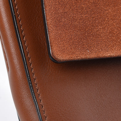 Chloe Suede Calfskin Small Faye Shoulder Bag Tobacco 15 of 17