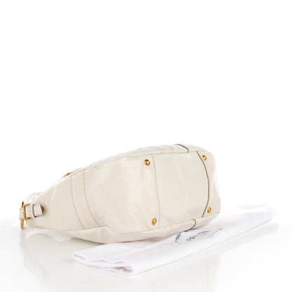 Prada Vitello Shine Hobo Talco 4 of 8