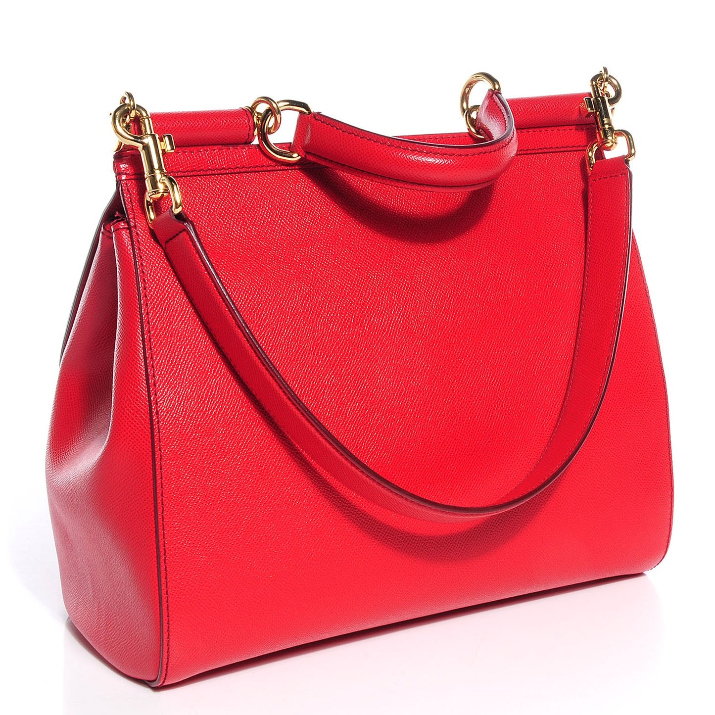 Dauphine Large Miss Sicily Satchel Red