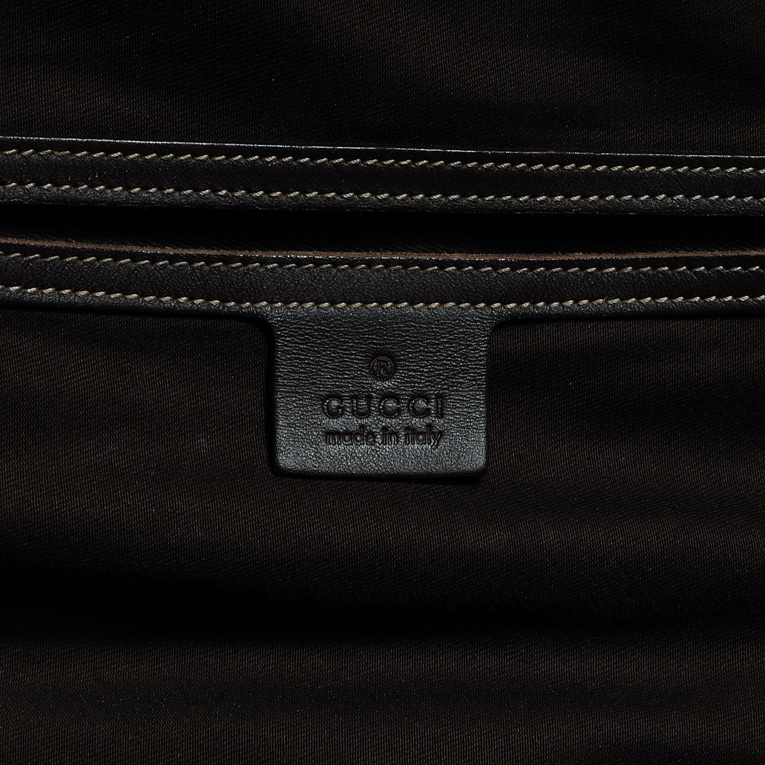 Gucci GG Plus Monogram Web Carry On Duffle Bag Ebony 6 of 9