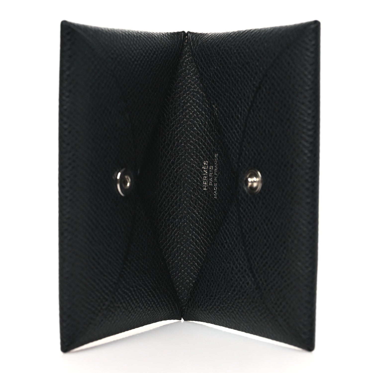 Hermes Epsom Calvi Card Case Black 5 of 9