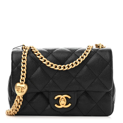 Chanel Caviar Quilted Mini Sweetheart Rectangular Flap Black 1 of 11