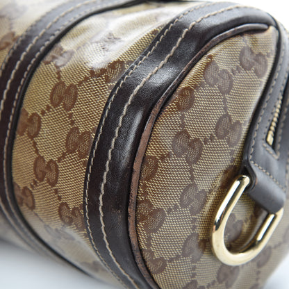 Gucci Crystal Monogram Duchessa Small Boston Bag Brown 11 of 14