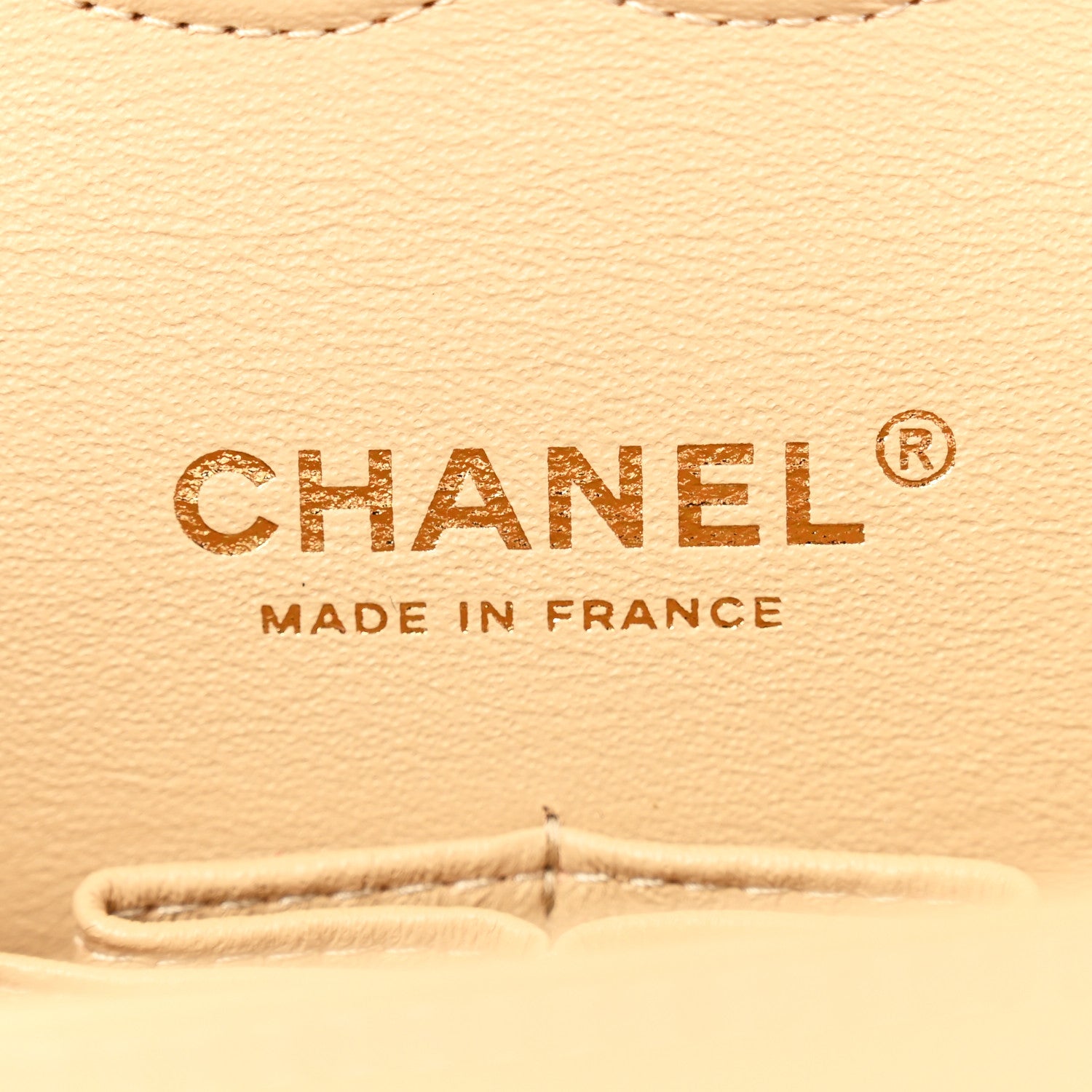 Chanel Caviar Quilted Medium Double Flap Beige 6 of 11