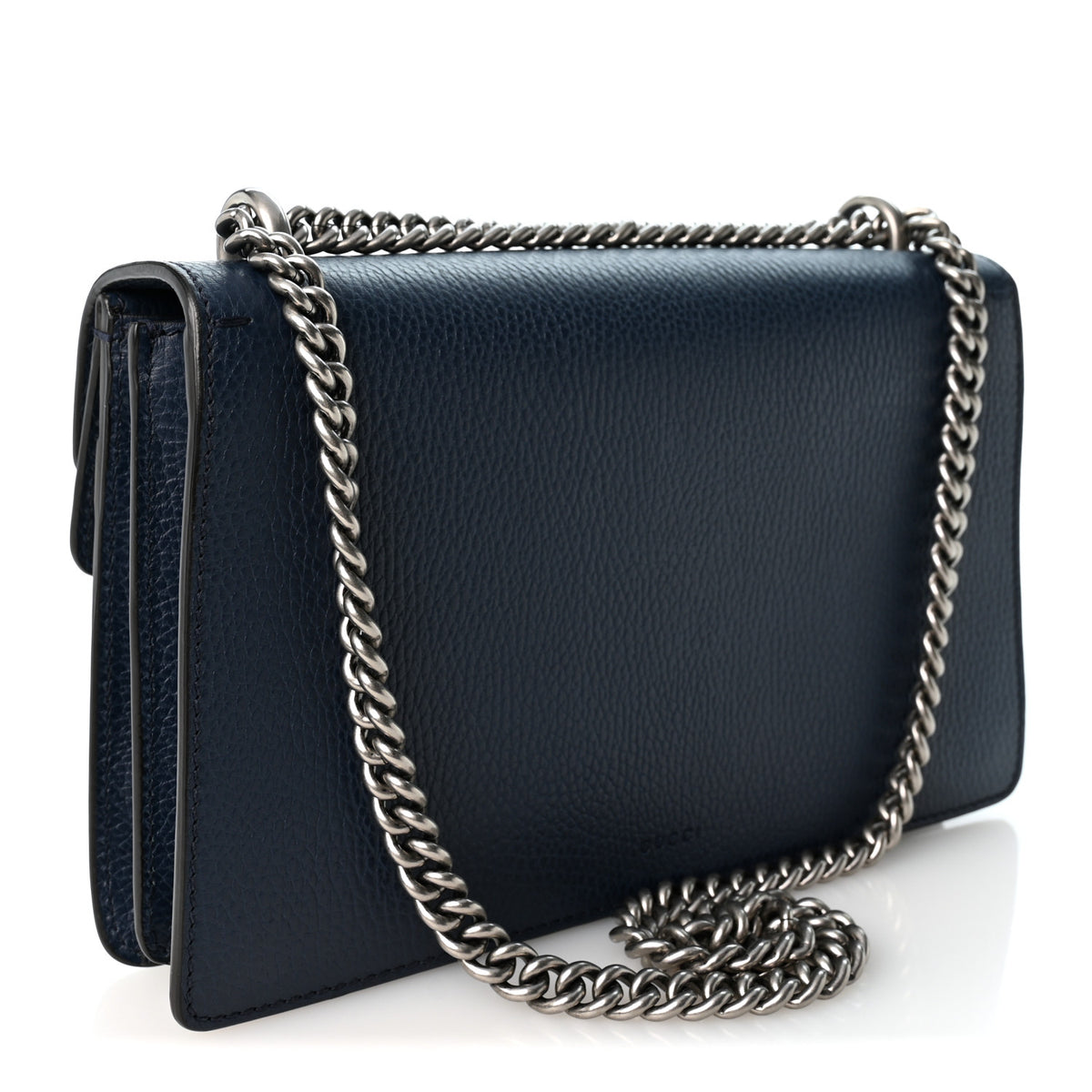 Gucci Dollar Calfskin Crystal Small Dionysus Shoulder Bag Blue Agata Montana Sapphire 3 of 11