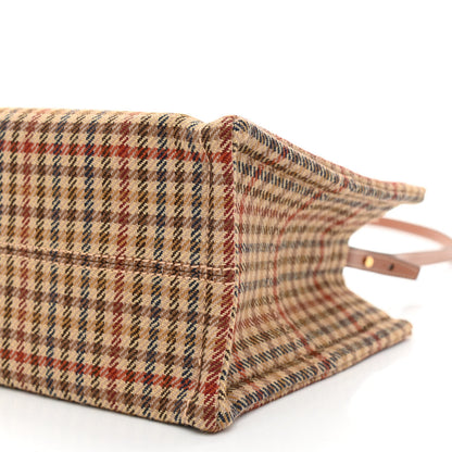 Celine Tweed Calfskin Triomphe Small Cabas Thais Multicolor 9 of 9