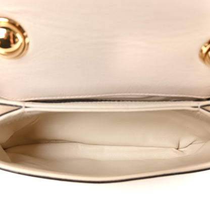 Gucci Roxy Calfskin Web Mini Blondie Shoulder Bag White 5 of 10