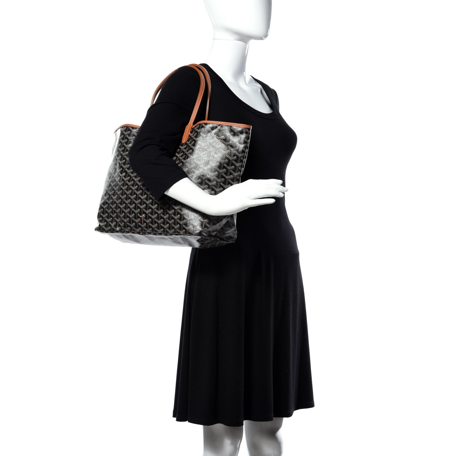 Goyard Goyardine Saint Louis PM Black Gold 2 of 8