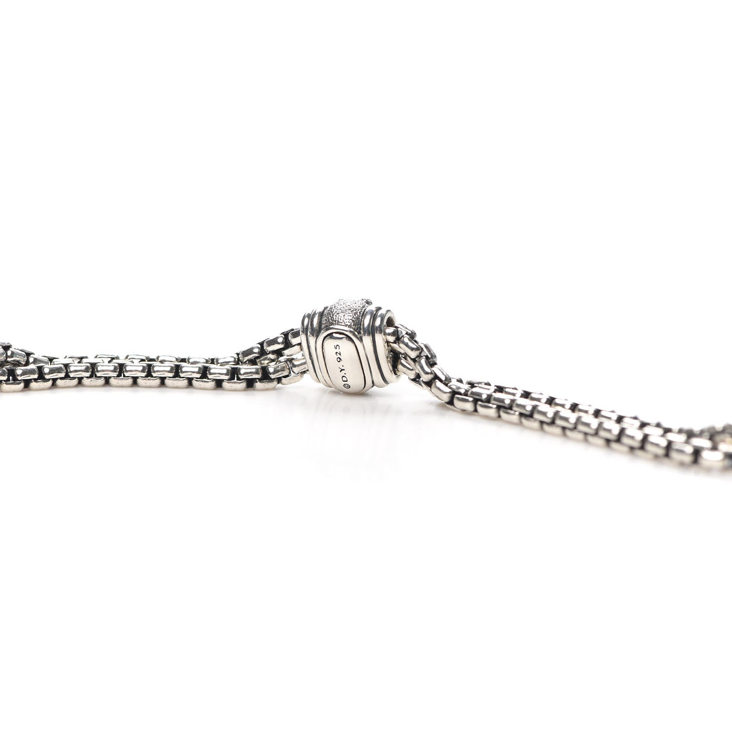 David Yurman Sterling Silver Diamond Renaissance Tassel Necklace 4 of 4