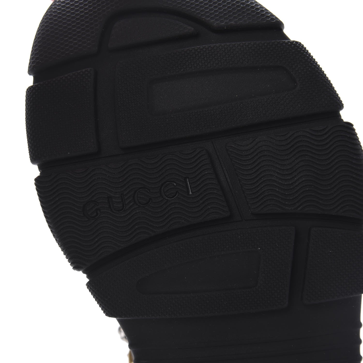 Gucci Nappa Mesh Studded Mens Aguru Sandals 6 Black 6 of 9