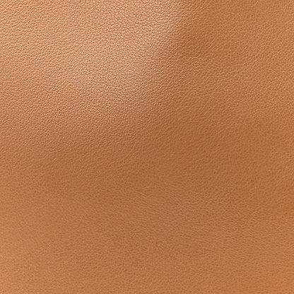 Prada Soft Grain Calfskin Medium Double Belt Tote Caramel 7 of 9