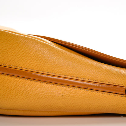 Celine Grained Calfskin Trotteur Messenger Saffron 20 of 24