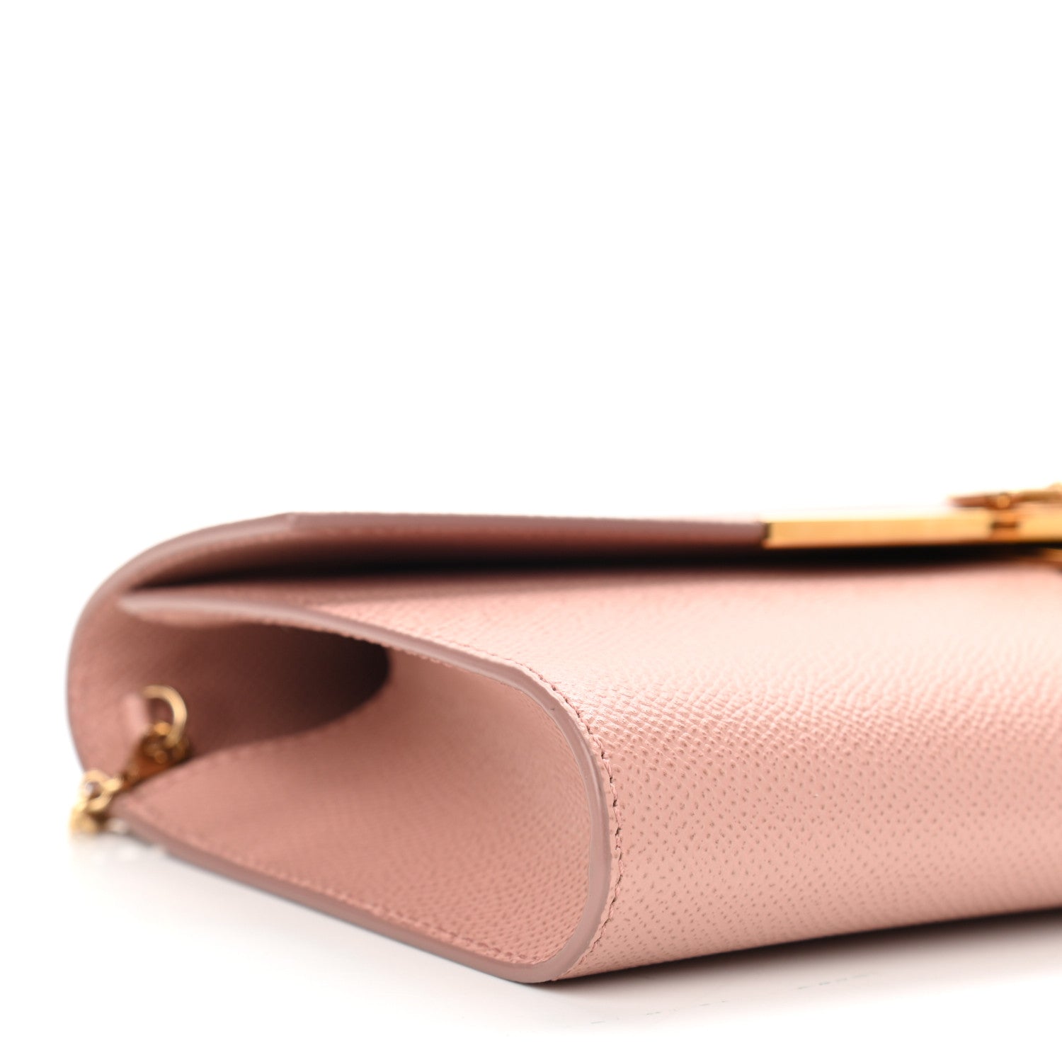 Salvatore Ferragamo Hammered Calfskin Gancini Icona Mini Bag Pink 8 of 9