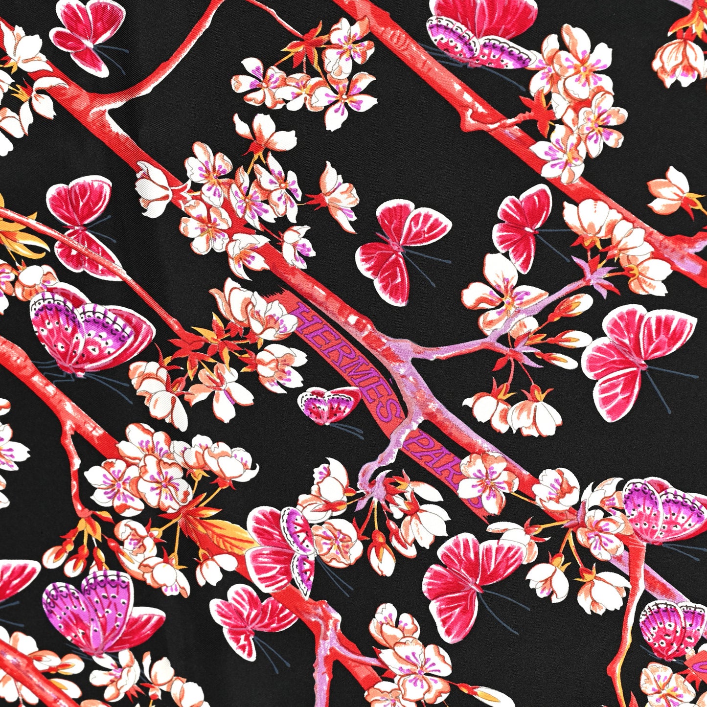 Silk Vol Amoureux des Azures Scarf 90