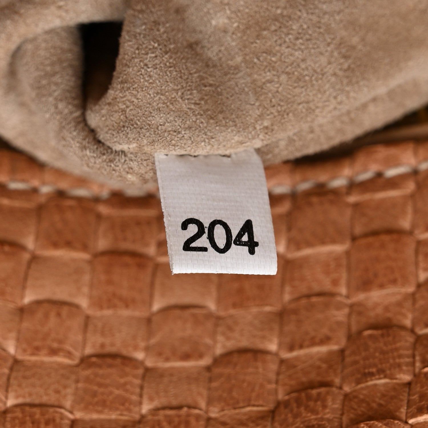 Prada Madras Woven Top Handle Satchel Beige 7 of 17