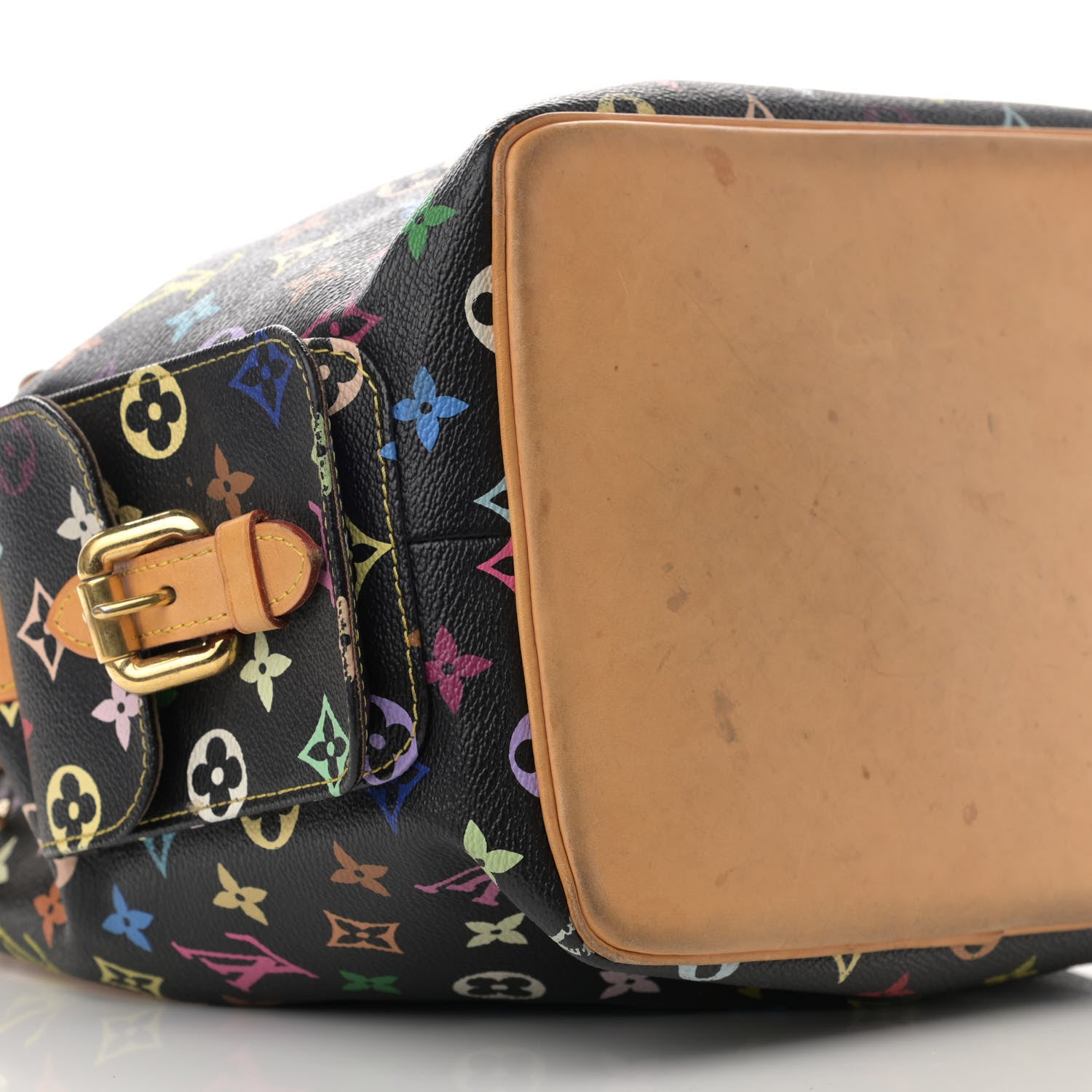 Louis Vuitton Monogram Multicolor Petit Noe Black 9 of 13