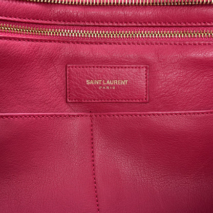 Saint Laurent Calfskin Medium Classic Y Cabas Fuchsia 6 of 12
