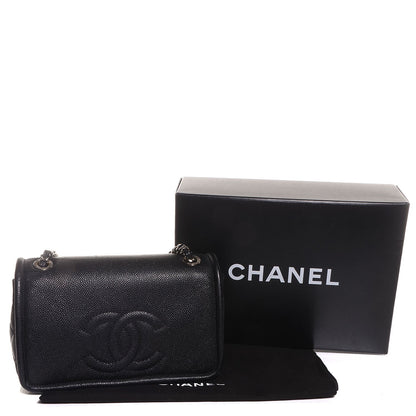 Chanel Caviar Timeless Medium Flap Black 6 of 9