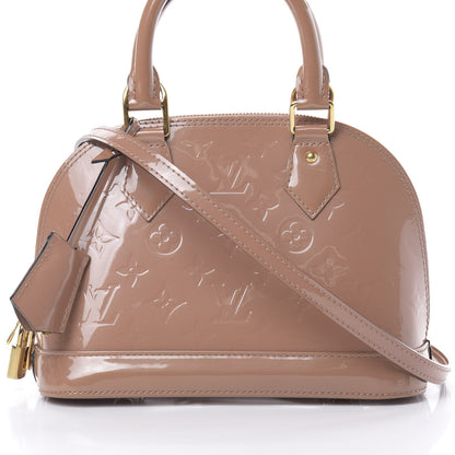 Louis Vuitton Vernis Alma BB Rose Velours 8 of 12