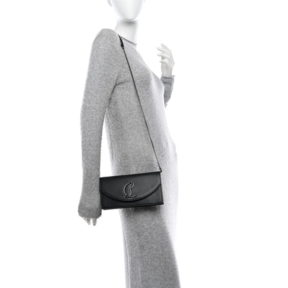 Christian Louboutin Calfskin Loubi54 Crossbody Clutch Black 2 of 11