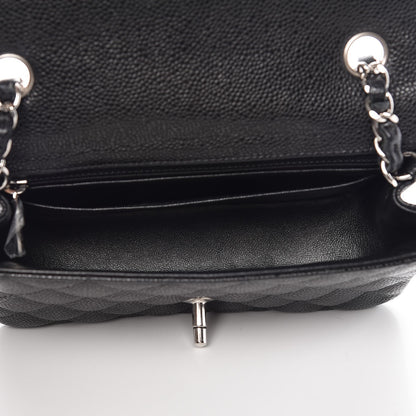 Chanel Caviar Quilted Mini Rectangular Flap Black 5 of 7