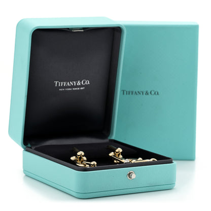 Tiffany 18K Yellow Gold HardWear Graduated Link Earrings 5 of 5