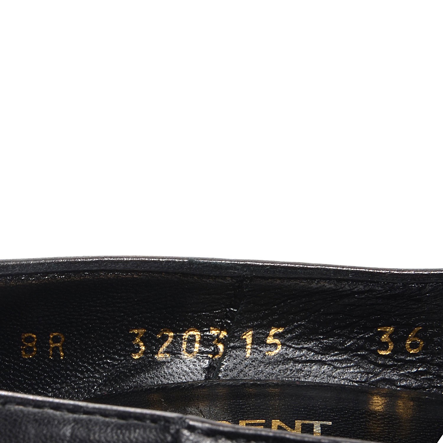 Saint Laurent Leather Classic Paris 105 Cap Toe Escarpin Pumps 36 Black 7 of 7