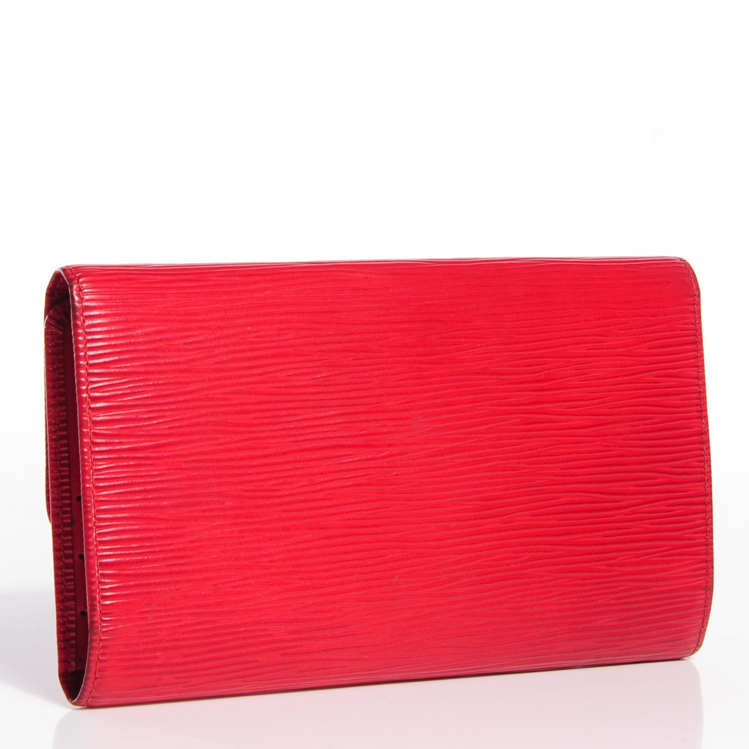 Louis Vuitton Epi Porte Tresor International Wallet Rouge 3 of 7