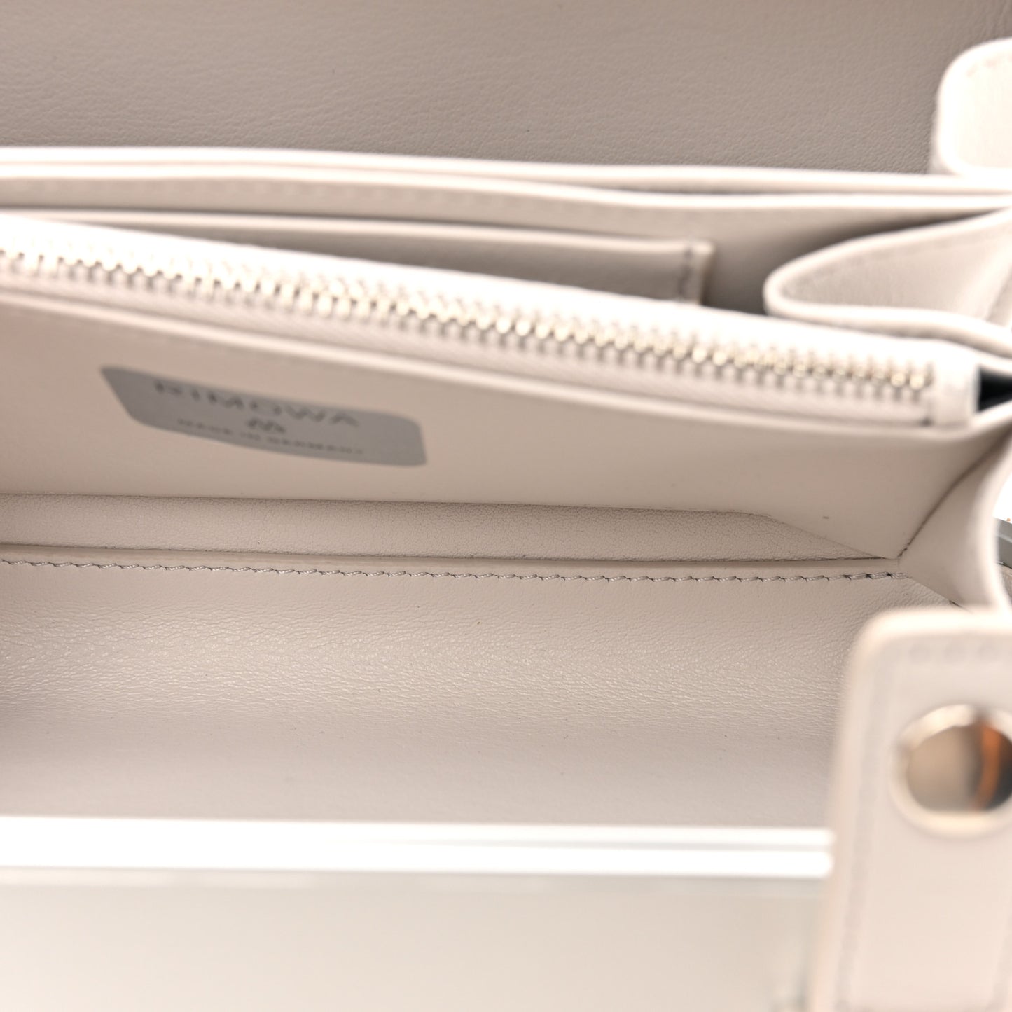 X RIMOWA Aluminum Personal Clutch On Strap Silver