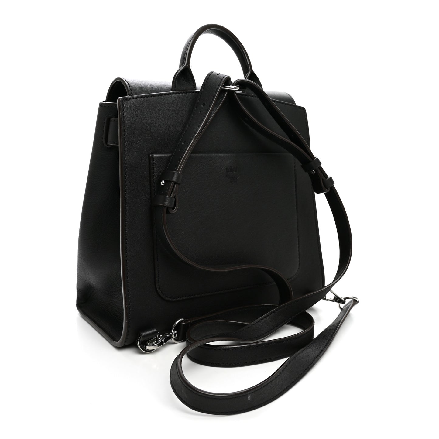 Calfskin Ottomar Monogram Essential Small Backpack Black
