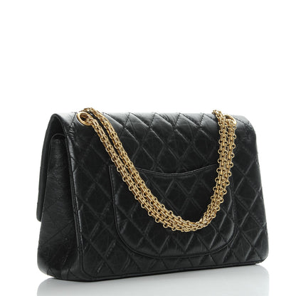 Chanel Aged Calfskin Quilted 2.55 Reissue 226 Flap Black 4 of 9