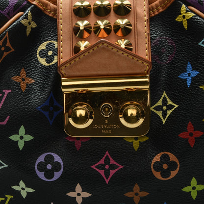 Louis Vuitton Monogram Multicolor Chrissie Black 5 of 7