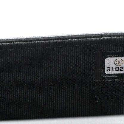 Chanel Calfskin Crochet Embroidered Quilted Mini Clutch with Chain Black 8 of 18