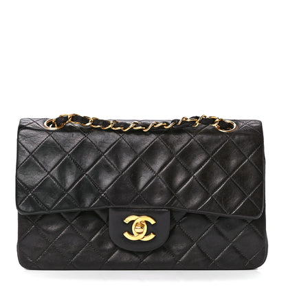 Chanel Lambskin Quilted Small Double Flap Black 1 of 13
