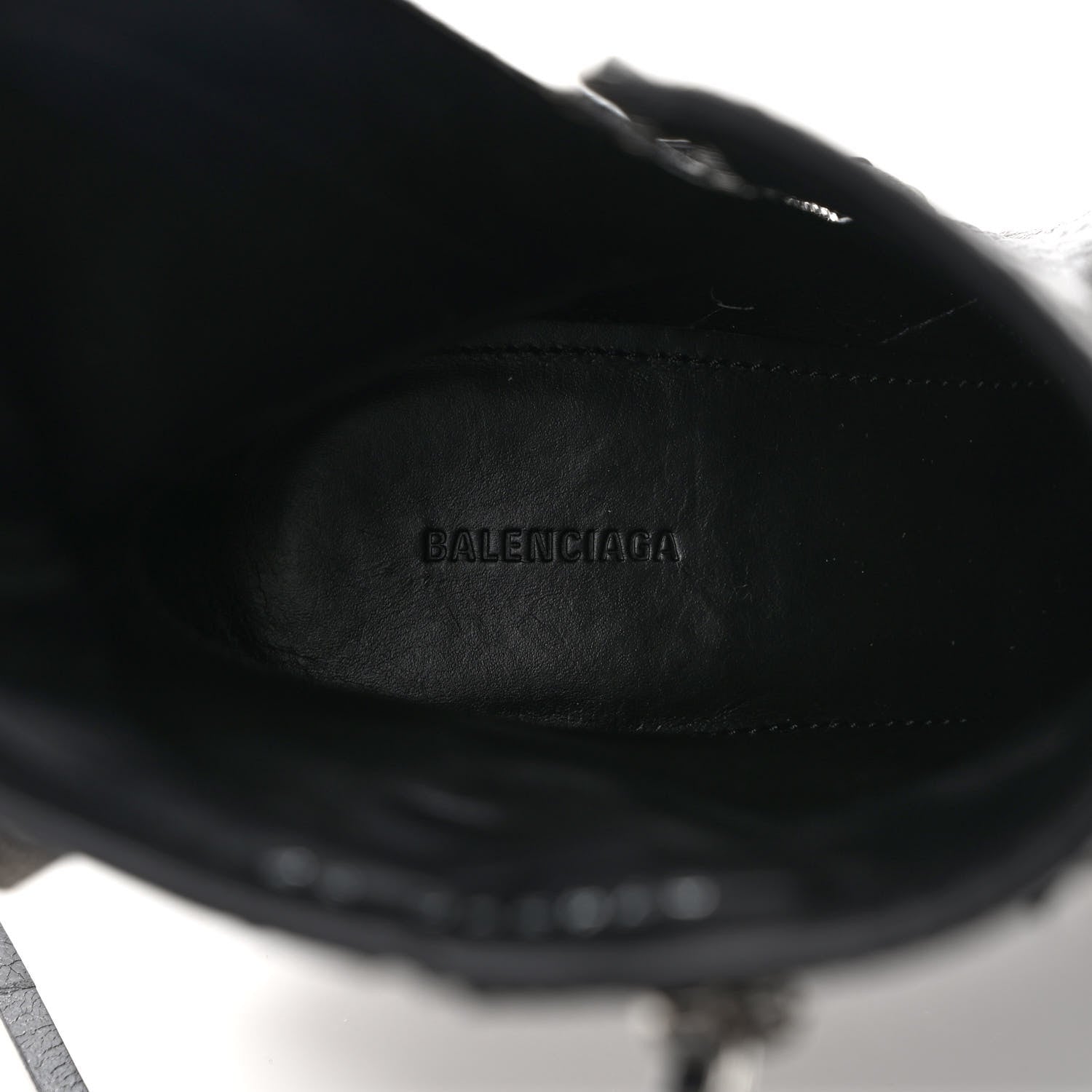 Balenciaga Agneau Arena Cagole 70mm Ankle Boots 39 Black 7 of 9