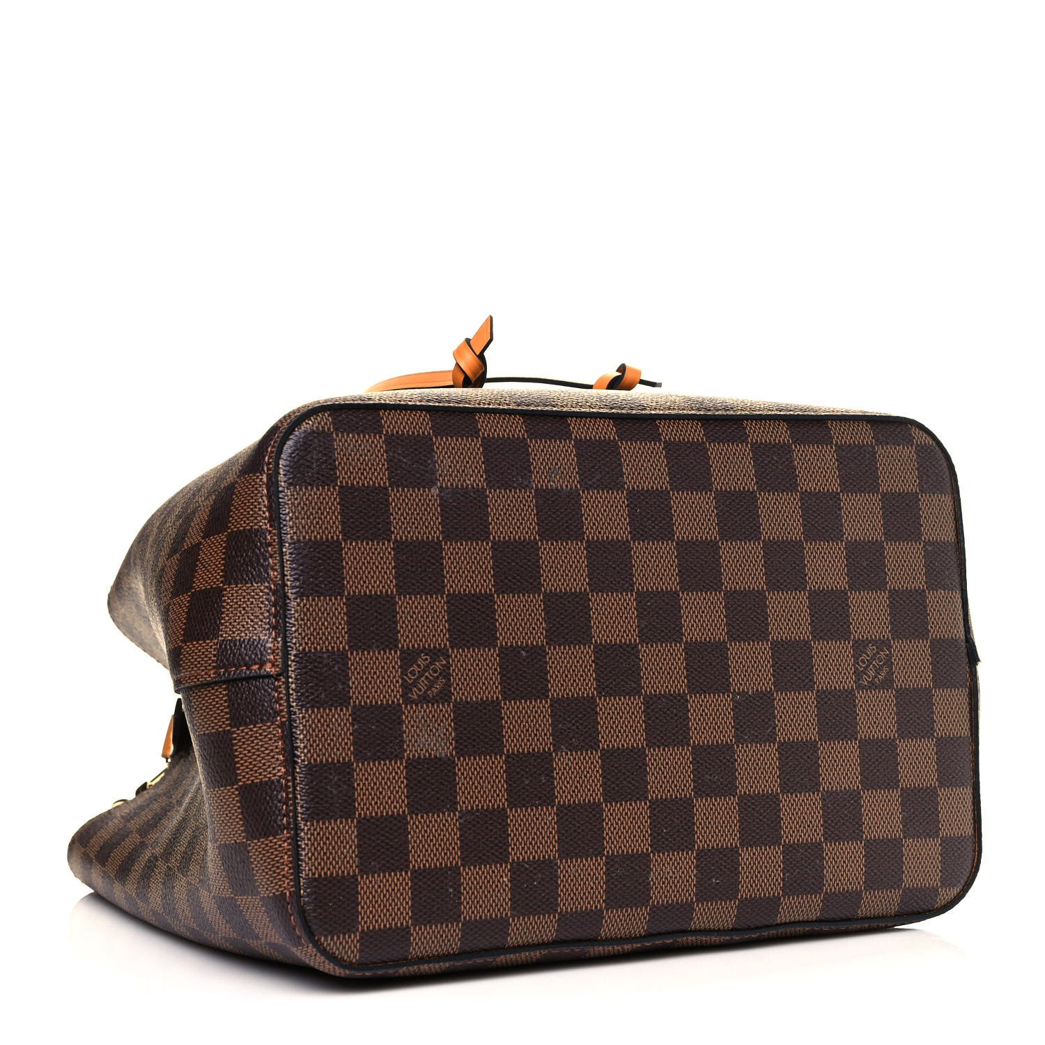 Louis Vuitton Damier Ebene Neonoe MM Safran 4 of 9