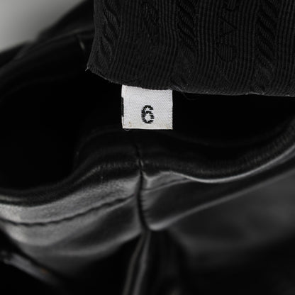 Prada Soft Calf Side Pocket Hobo Nero Black 7 of 9