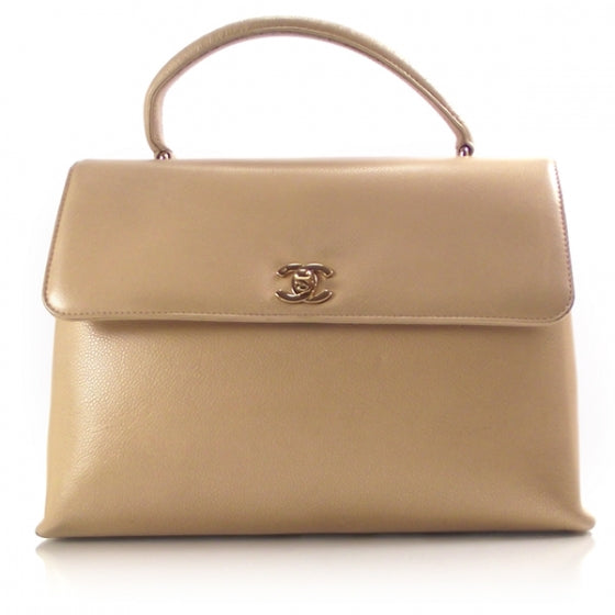 Chanel Caviar Kelly Bag Beige 1 of 13