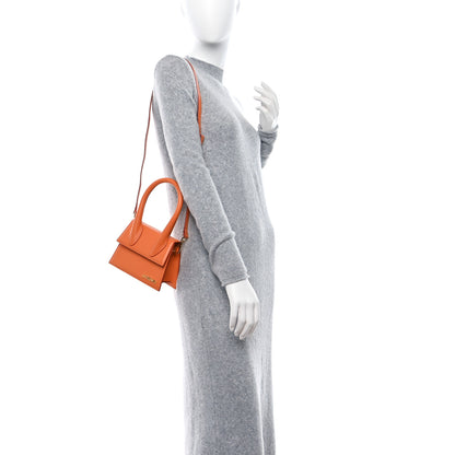 Jacquemus Smooth Calfskin Le Chiquito Moyen Orange 2 of 8
