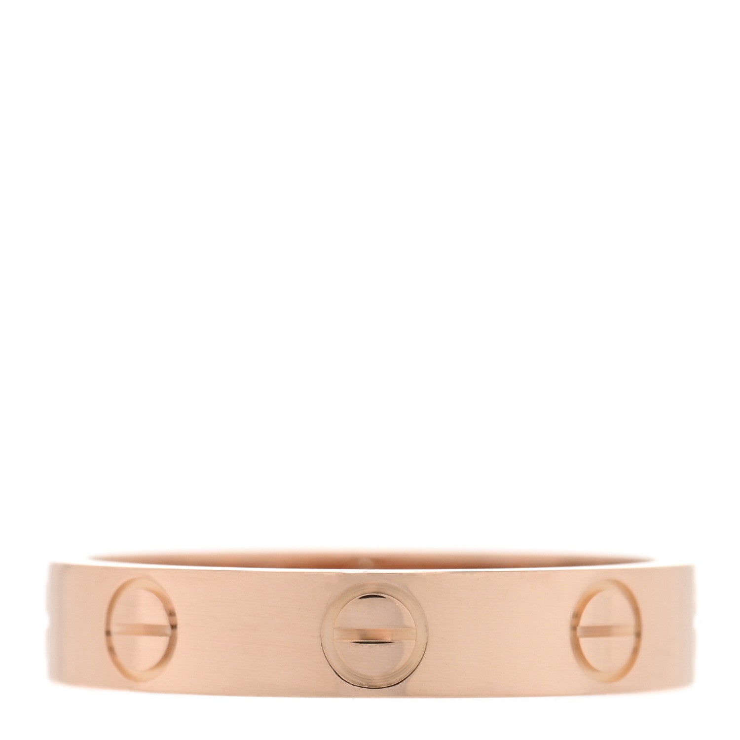 Cartier 18K Pink Gold 3.5mm LOVE Wedding Band Ring 51 5.75 1 of 5