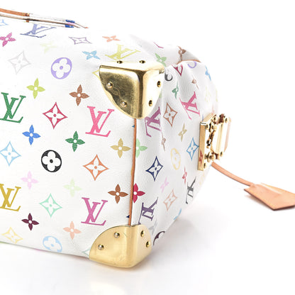 Louis Vuitton Monogram Multicolor Speedy 30 White 9 of 10