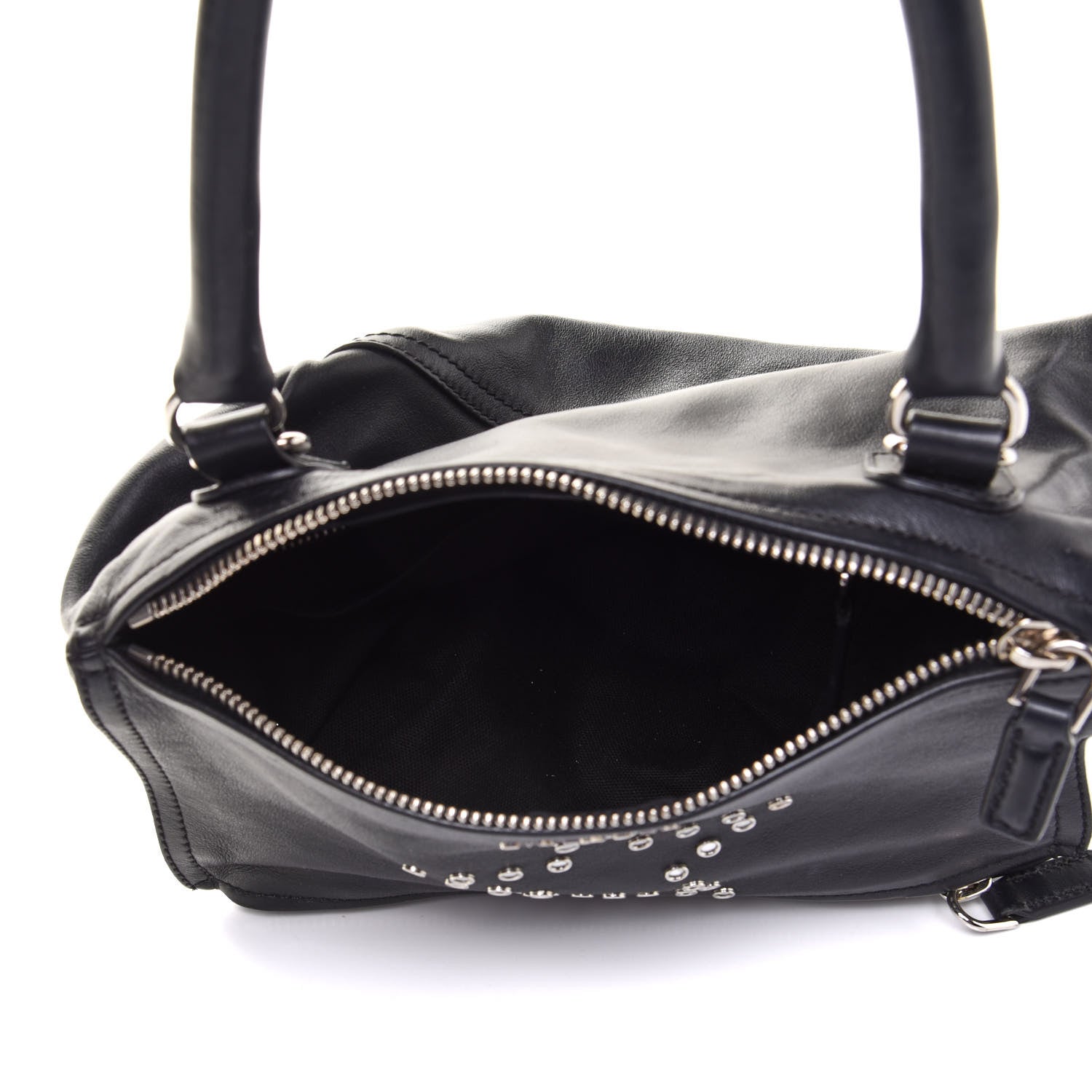 Givenchy Calfskin Small Studded Star Pandora Black 7 of 10