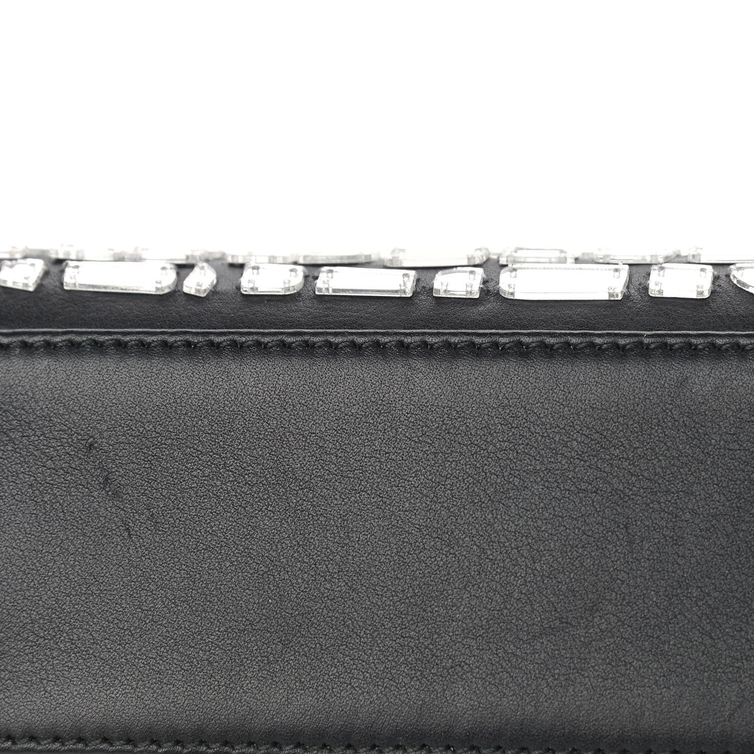 Christian Dior Smooth Calfskin Embroidered Mini Mosaic of Mirrors Lady Dior Black 10 of 11