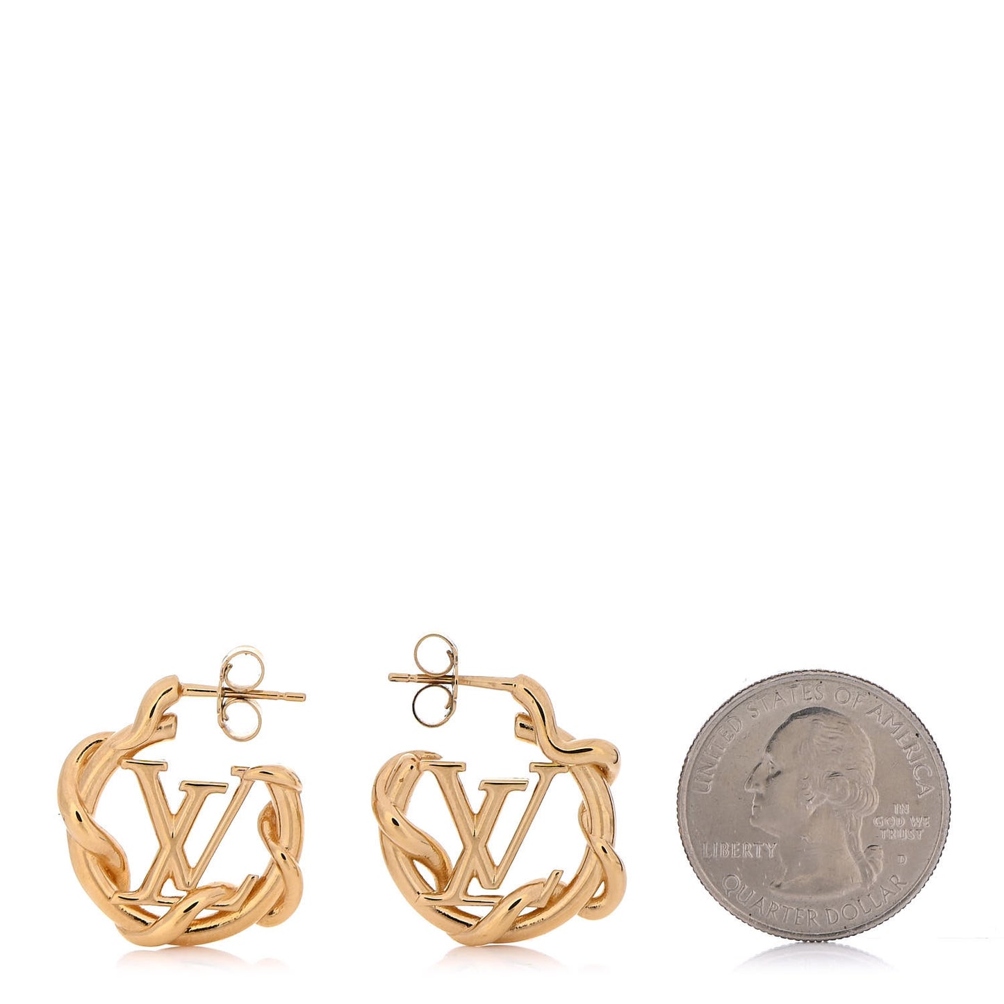 Garden Louise Hoop Earrings Gold