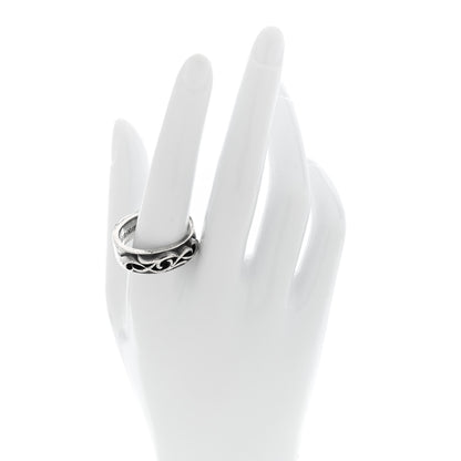 Chrome Hearts Sterling Silver Double Narrow Vine Band Ring 70 13 2 of 4