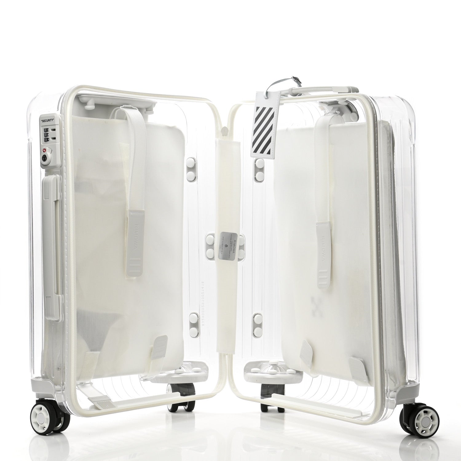 Off-White X RIMOWA Polycarbonate Luggage Transparent 4 of 13