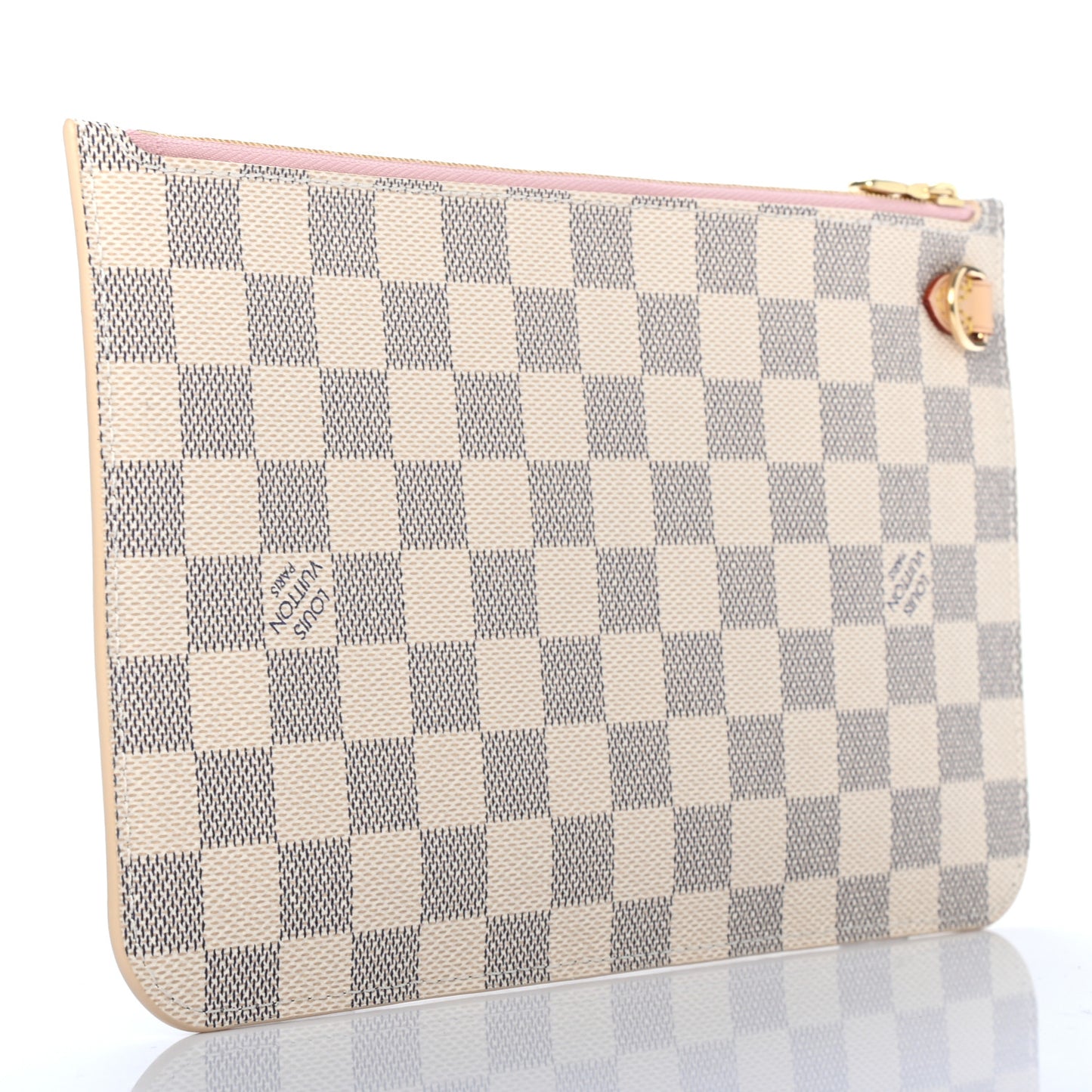 Damier Azur Neverfull MM GM Pochette Rose Ballerine