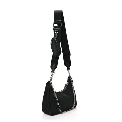 Prada Nylon Re-Edition 2005 Shoulder Bag Black 3 of 7