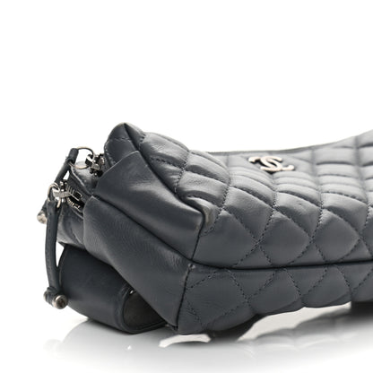 Chanel Calfskin Quilted Waist Bag Dark Grey 10 of 12